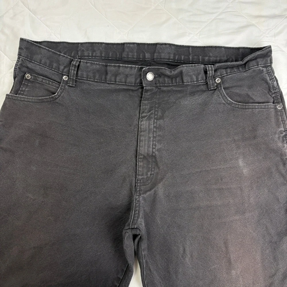 Dickies Men's‎ Carpenter Work Pants 40x32 Black Cotton Stretch Hammer Loop